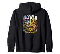 No War, Anti-War, Peace Zip Hoodie