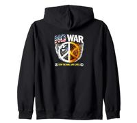 No War, Anti-War, Peace Zip Hoodie