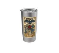 No War But Class War Floral Social Equality Activist Tarot Stainless Steel Insulated Tumbler