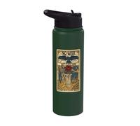 No War But Class War Floral Social Equality Activist Tarot Stainless Steel Insulated Water Bottle