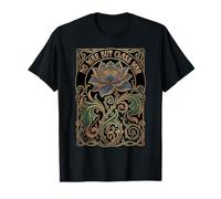 No War But Class War Resist Thorny Flower Nouveau Art T-Shirt