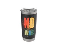 NO WAR Stop War Peace Stainless Steel Insulated Tumbler