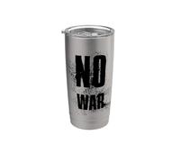 NO WAR Stop War Peace Stainless Steel Insulated Tumbler
