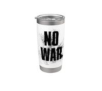 NO WAR Stop War Peace Stainless Steel Insulated Tumbler
