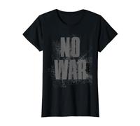 NO WAR Stop War Peace Value Graphic T-Shirt, Women, Black, XL