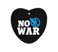 No War We Want Peace Car Air Freshener Aromatherapy Tablets Hanging Scented Cards for Rooms Bathrooms Wardrobe Love form