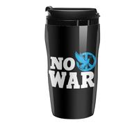 No War We Want Peace Insulated Tumblers with Lid Double-Wall Coffee Cup Cute Travel Mug Reusable for Hot/Ice Drinks