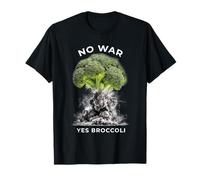 No War Yes Broccoli - Anti-War Vegetable Humor T-Shirt
