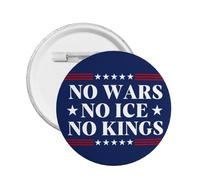 No Wars No Ice No King pin Protests Buttons Round Badge 5 Pcs