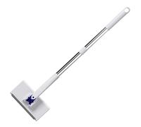No Wash Mop - ABS Stainless Steel Construction, Three Sixty Rotation Cleaner, Touchless Flat Dust , Long Handle Automatic Wipe Exchange System |