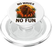 No Waves No Fun Buffalo Palm Adventure PopSockets PopGrip for MagSafe
