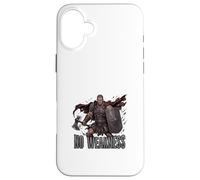No Weakness Spartan Warrior Strength Mindset Case for iPhone 16 Plus