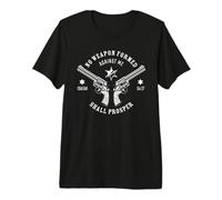 No Weapon Formed Against Me - Isaiah 54:17 Protection Verse Premium T-Shirt