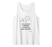 No Weapon Formed Against Me Shall Prosper - Isaiah 54:17 Tank Top