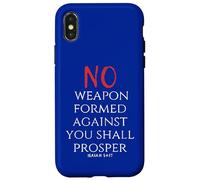 No Weapon Formed Against You Shall Prosper Isaiah 54 17 Case for iPhone X/XS
