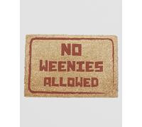 No Weenies Allowed Doormat (60 x 40cm)
