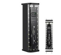 No welding batteries storage box, removable batteries case, 22.5 W, no welding batteries, container holder, 2 USB ports, portable, transparent smartphone, power bank, sleeves