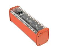 No Welding Powerbank Shell | 22.5W Batteries Case Storage Box - 2 USB Ports Transparent Lightweight Cell Phone Chargers Sleeve