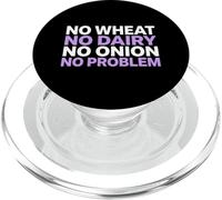 No Wheat No Dairy No Onion Low FODMAP Diet Digestion Guru PopSockets PopGrip for MagSafe