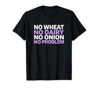 No Wheat No Dairy No Onion Low FODMAP Diet Digestion Guru T-Shirt