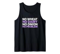 No Wheat No Dairy No Onion Low FODMAP Diet Digestion Guru Tank Top