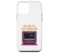 "No Wi-Fi No Problem Retro" Pixel TV Gaming Art Case for iPhone 12 mini