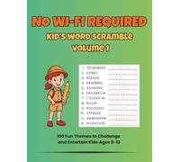 No Wi-Fi Required: Kid's Word Scramble Vol. 1