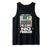No WiFi No Cloud No Problems Cybersecurity IT Nerd Funny Tank Top