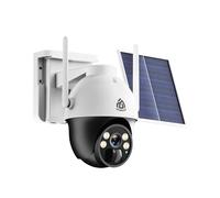 No WiFi Security Camera with 4G LTE SIM Card, 2K Wireless Outdoor Cellular Camera, Unlimited Data Plan, Color Night Vision, Solar Powered,360° Live View & Real-time Alerts,Pecfect for Farm & RV