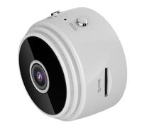 No wiring required Mini small security camera invisible camera wireless night vision HD 1080P surveillance camera(White)