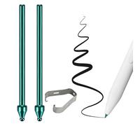 No Worn Out Titanium Alloy Fine Point Replacement Pencil Nibs Compatible with Samsung Tab S7,S8,S9 S10 S Pen Stylus, Accurate Control Pencil Tips fits for King Write EMR Pen,Green,2 Pcs