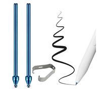 No Worn Out Titanium Alloy Fine Point Replacement Pencil Nibs Compatible with Samsung Tab S7,S8,S9 S10 S Pen Stylus, Accurate Control Pencil Tips fits for King Write EMR Pen,Blue,2 Pcs