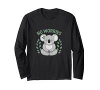 No Worries Australian Yoga Koala - Australia Aussie Souvenir Long Sleeve T-Shirt