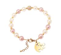 No Worries Inspired Gift Dainty Necklaces Macrame Lion bracelet Earrings Jewelry Gift for Womens Valentine's Jewelry, L, Zinc, Cubic Zirconia