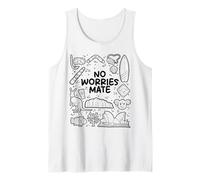 No Worries Mate - Aussie Humor Design Tank Top