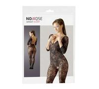 NO:XQSE - Floral Catsuit - Black (S-L)