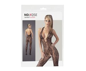 NO:XQSE - Lace Jumpsuit with Pearl Embellishments - L/XL