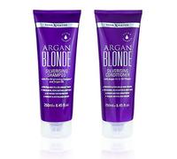 No Yellow Purple Shampoo & Conditioner For Blonde, Grey & Highlighted Hair (250ml Duo) Silverising Shampoo With Argan Oil To Remove Yellow & Brassy Tones