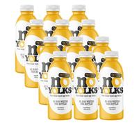 NO YOLKS | 100% British Free Range Liquid Egg Whites | High in Protein, Fat Free, Zero Sugar and Carb Free | 100% Natural | 970ml/1kg (12 Bottles)