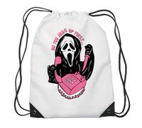No You Hang Up First, Horror, Ghostface, Ghost Mask, Halloween, Gym Sack, Sports Bag.