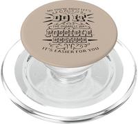 No You're Right Let's Do It The Dumbest Way Possible Quote PopSockets PopGrip for MagSafe