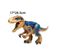 (No12 Brown Blue Mixed Tyrannosaurus Rex) Large Dinosaur Figure Big Size Indominus T Rex Blocks Lego Toys