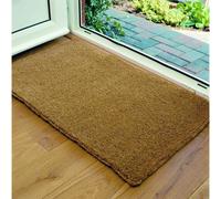 (No5 90cm x 55cm) Kersey Hand Woven Natural Coir Doormat with Jute