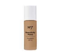 No7 Beautifully Matte Foundation SPF15 28ml - Deeply Honey 370W