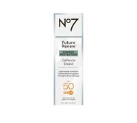 Nō7 | Future Renew Damage Protection Defence Shield - SPF 50 | UVB+UVA - Suitable for Sensitive Skin | 50mL