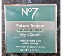 No7 Skincare Future Renew Damage Reversal Night Cream 50ml (Brand New)