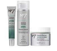 No7 Future Renew Day Regime Set, Serum 50ml, Day Cream SPF40 50ml Night Cream 50mil Eye Serum 15ml