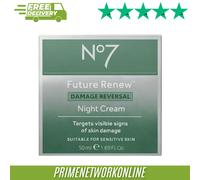 No7 Skincare Future Renew Damage Reversal Night Cream 50ml (Brand New)