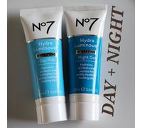 No7 Hydra Luminous Hydrating Day +NIGHT Gel 25ml Brand New Sealed