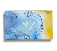 Nō7 | HydraLuminous Skincare Set - Water Surge Gel 25mL, Radiance+ Daily Energising Cleanser 50mL, Overnight Recovery Gel Cream 25mL, Highlighter - Prosecco 3mL